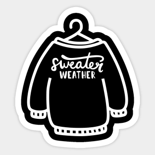 Sweater Weather Sticker